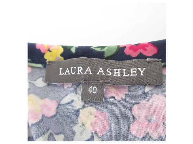 Autre Marque Langarmbluse mit Blumenmuster von Laura Ashley Blau - Ansicht 8