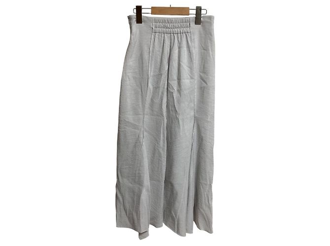 Autre Marque Falda acampanada con dobladillo plisado FRAY I.D Castaño Gris - vista 2