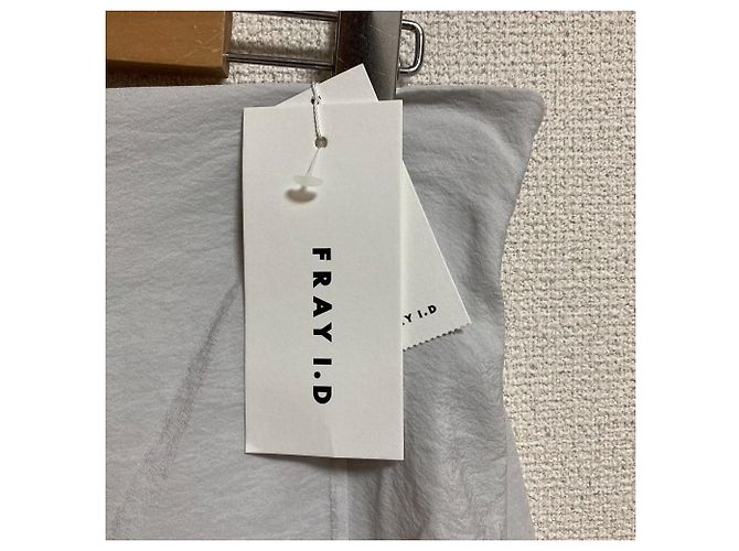 Autre Marque Falda acampanada con dobladillo plisado FRAY I.D Castaño Gris - vista 3