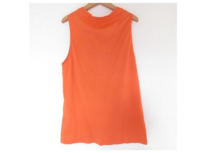 Top sin mangas estampado de Acne Studios Naranja - vista 2