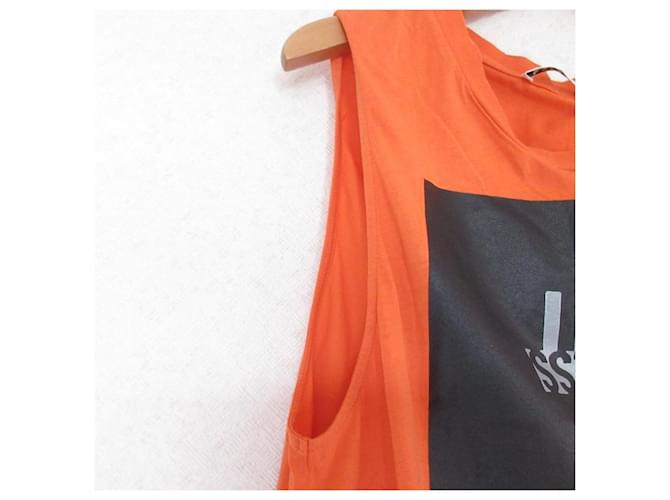 Top sin mangas estampado de Acne Studios Naranja - vista 5