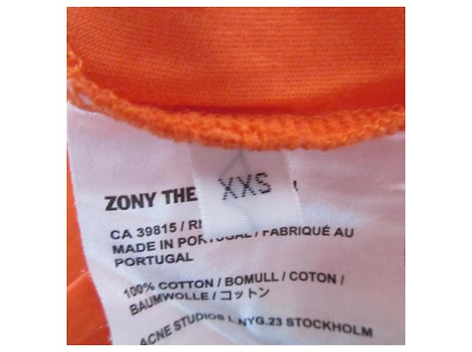 Top sin mangas estampado de Acne Studios Naranja - vista 7
