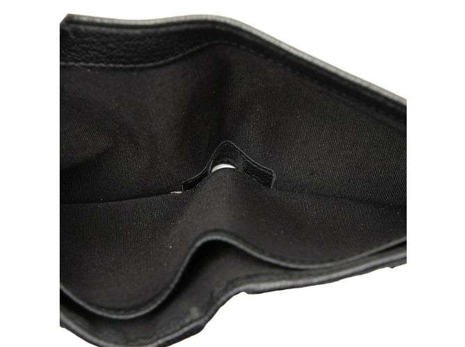CHANEL Coco Mark Bifold Wallet Black - view 4