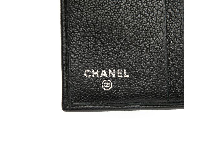 CHANEL Coco Mark Bifold Wallet Black - view 5