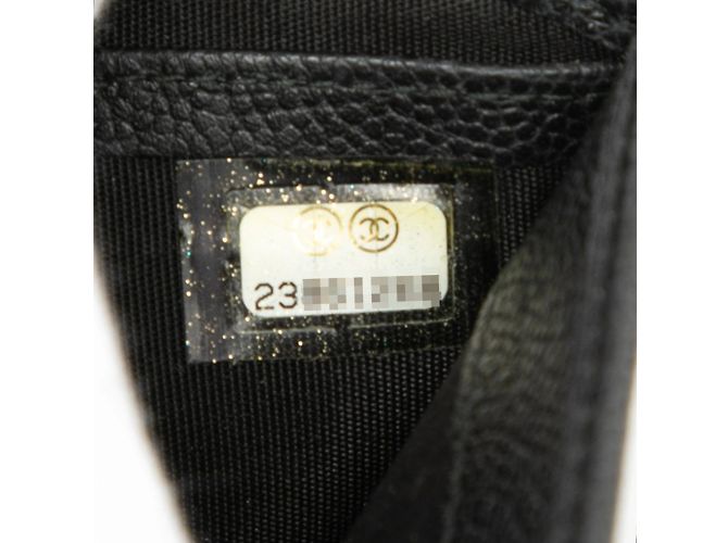 CHANEL Coco Mark Bifold Wallet Black - view 6