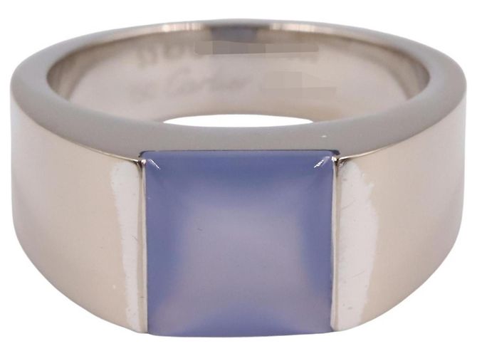 Anello Cartier Tank con Calcedonio - vista 2
