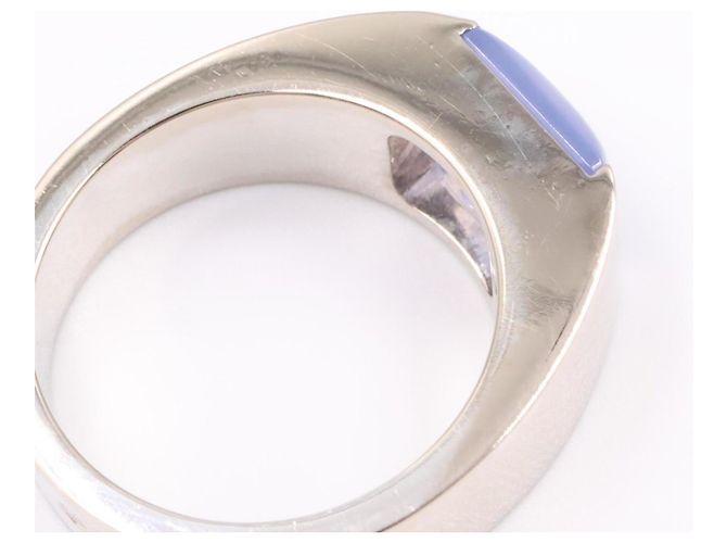 Anello Cartier Tank con Calcedonio - vista 5