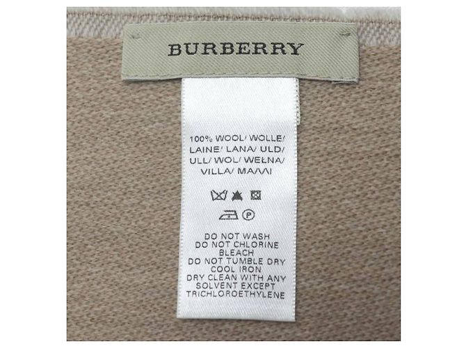 Sciarpa unisex beige Burberry - vista 5