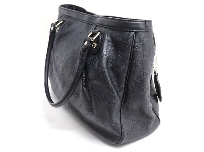 Borsa Tote Sukey Guccissima di Gucci Nero - vista 2