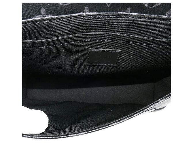 Borsa a spalla 2 in 1 Louis Vuitton Steamer PM in Monogram Eclipse Nero Monogramma - vista 4