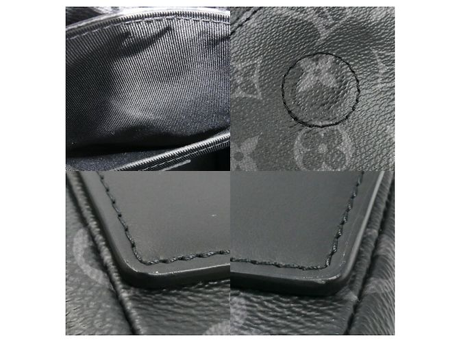 Borsa a spalla 2 in 1 Louis Vuitton Steamer PM in Monogram Eclipse Nero Monogramma - vista 5