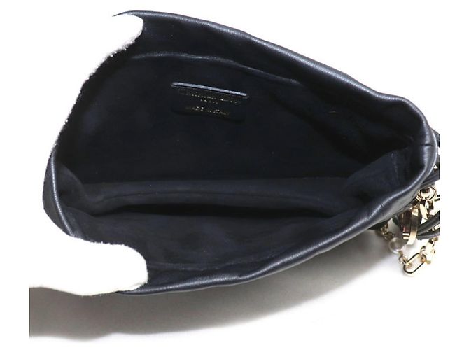 Borsa a Spalla Mini Lady Millie di Christian Dior Nero - vista 3