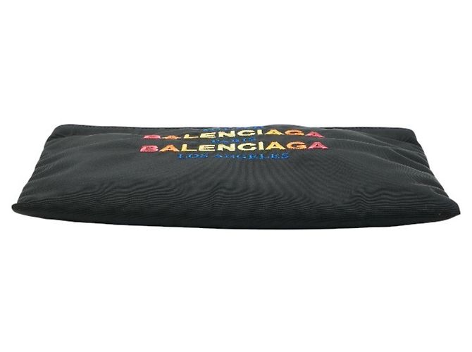 Everyday Borsa Clutch con Logo Balenciaga Nero Multicolore - vista 3