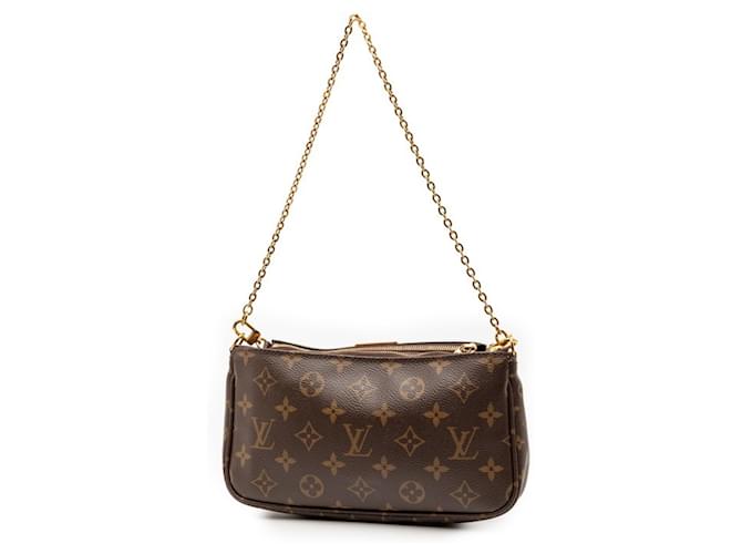 Louis Vuitton Monogram Multi Pochette Accessori Marrone - vista 2