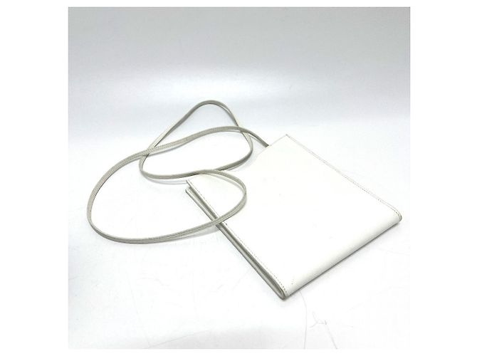Borsa a Spalla Onimaitou Pochette Hermès Bianco - vista 8