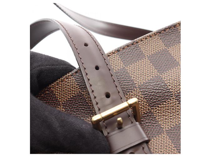 Borsa Tote Chelsea Damier Ebene Louis Vuitton Marrone - vista 11