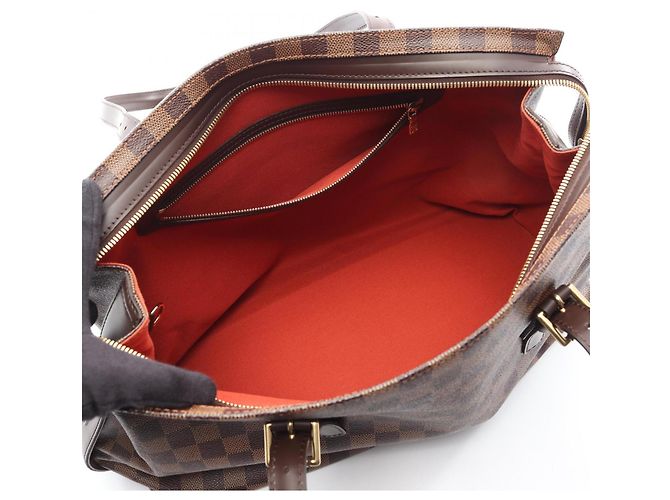 Borsa Tote Chelsea Damier Ebene Louis Vuitton Marrone - vista 3