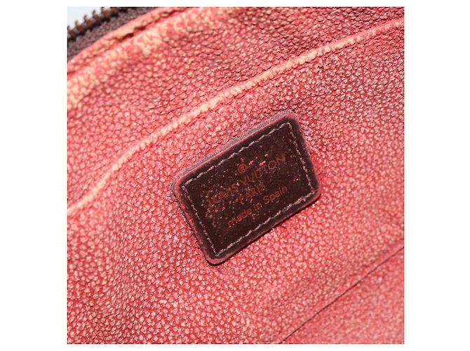 LOUIS VUITTON Pochette Cosmetica PM Damier Ebene N47516 Auth LV 159687 - vista 17