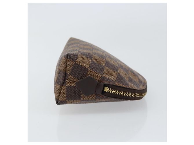 LOUIS VUITTON Pochette Cosmetica PM Damier Ebene N47516 Auth LV 159687 - vista 3
