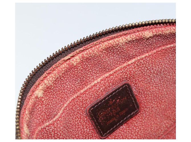 LOUIS VUITTON Pochette Cosmetica PM Damier Ebene N47516 Auth LV 159687 - vista 9