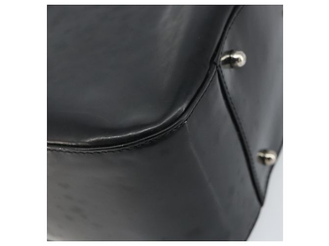 Borsa a Mano GUCCI Smalto Nero Argento 000 1013 0504 Auth ep12446 - vista 16
