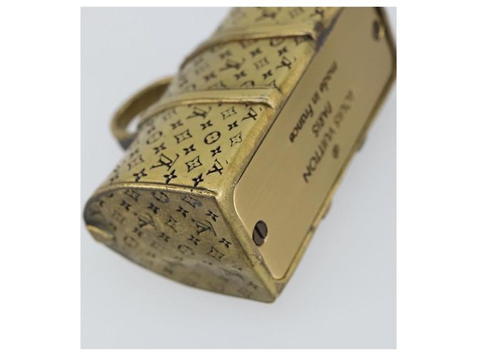 Louis Vuitton Porte-papier en métal doré LV Auth 156369M - vue 15