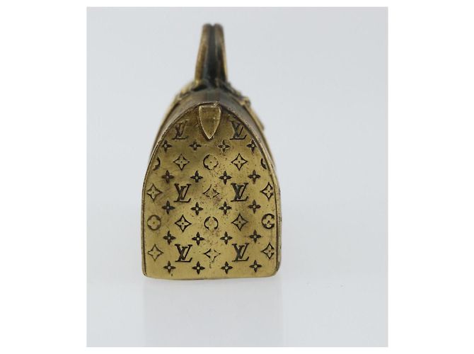 Louis Vuitton Porte-papier en métal doré LV Auth 156369M - vue 4
