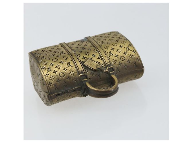Louis Vuitton Porte-papier en métal doré LV Auth 156369M - vue 6