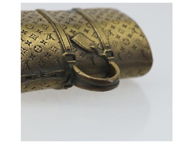 Louis Vuitton Porte-papier en métal doré LV Auth 156369M - vue 7