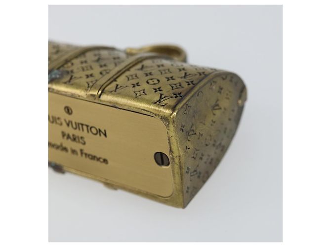Louis Vuitton Porte-papier en métal doré LV Auth 156369M - vue 9