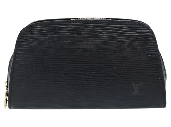 LOUIS VUITTON Pochette Dauphine PM Epi Nera M48442 LV Auth BA8885 Nero - vista 13