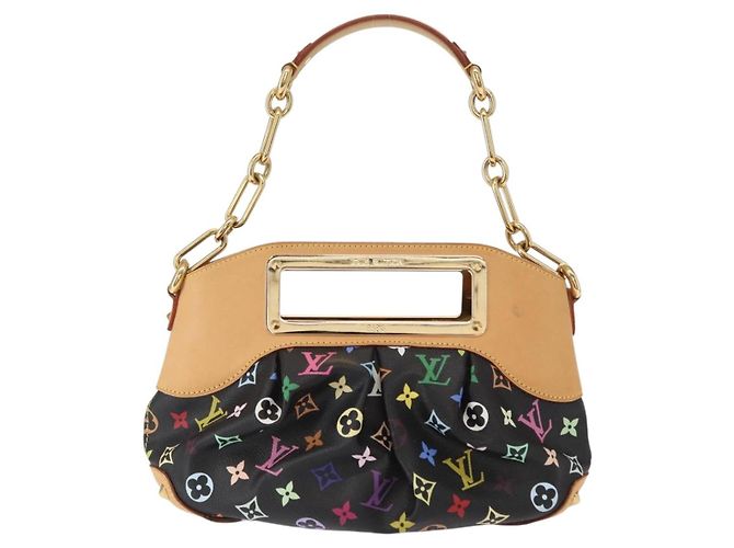 LOUIS VUITTON Sac Judy PM 2way Monogram Multicolore Noir M40258 Auth LV ka897SAV - vue 13