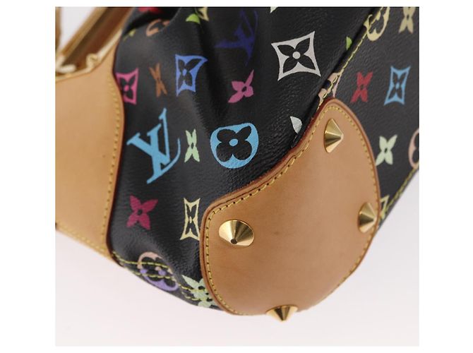 LOUIS VUITTON Sac Judy PM 2way Monogram Multicolore Noir M40258 Auth LV ka897SAV - vue 18