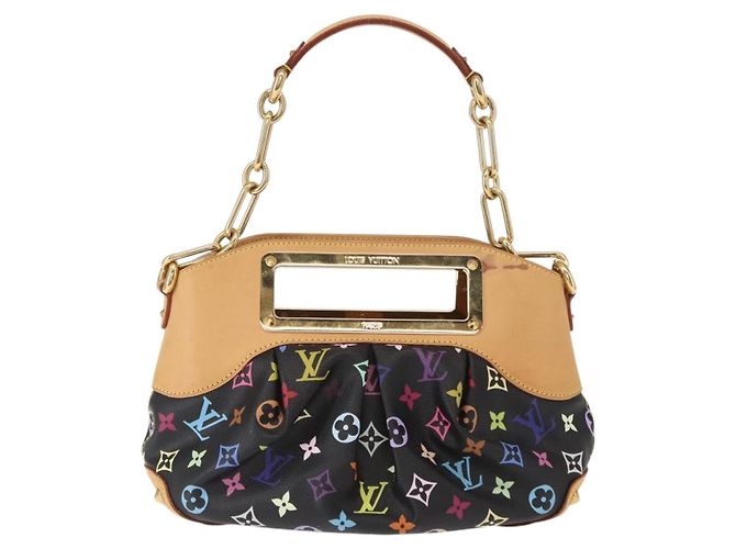 LOUIS VUITTON Sac Judy PM 2way Monogram Multicolore Noir M40258 Auth LV ka897SAV - vue 2