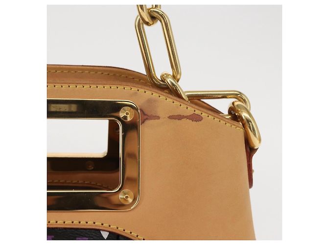 LOUIS VUITTON Sac Judy PM 2way Monogram Multicolore Noir M40258 Auth LV ka897SAV - vue 3