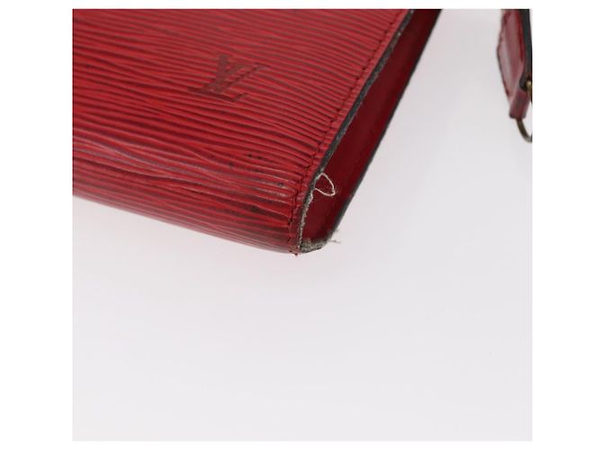 LOUIS VUITTON Epi Pochette Accessoires Pouch Red M52947 LV Auth 156623 - view 14