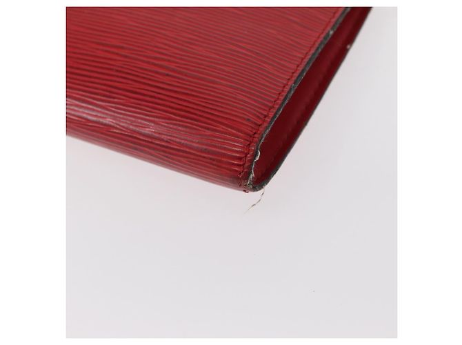 LOUIS VUITTON Epi Pochette Accessoires Pouch Red M52947 LV Auth 156623 - view 16