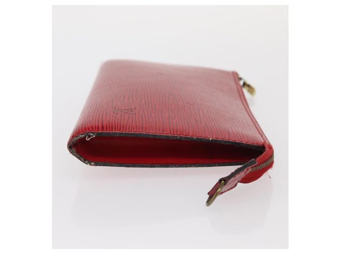 LOUIS VUITTON Epi Pochette Accessoires Pouch Red M52947 LV Auth 156623 - view 3