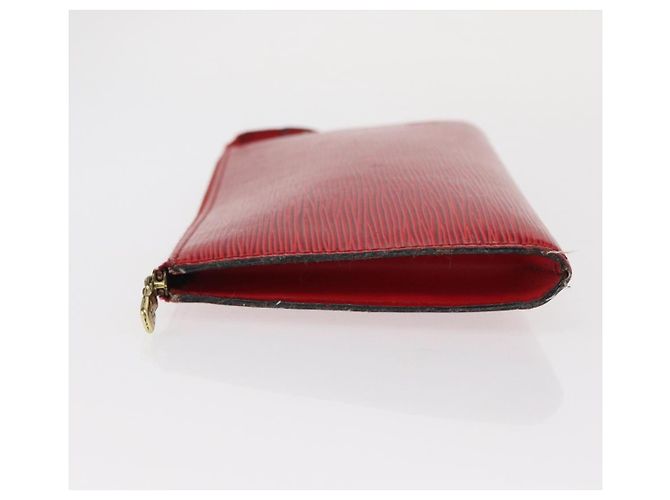 LOUIS VUITTON Epi Pochette Accessoires Pouch Red M52947 LV Auth 156623 - view 4