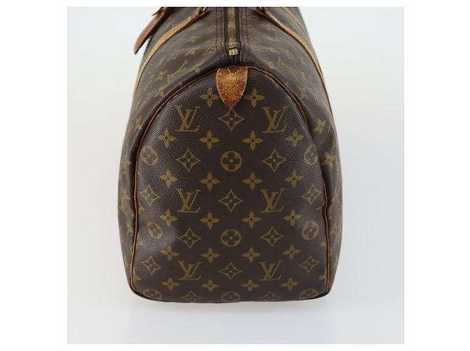 LOUIS VUITTON Borsa Boston Monogram Keepall 45 M41428 LV Auth 155372 Monogramma - vista 3