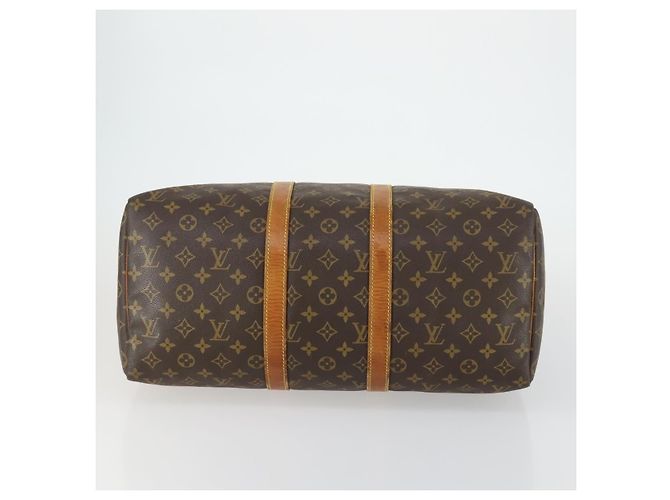 LOUIS VUITTON Borsa Boston Monogram Keepall 45 M41428 LV Auth 155372 Monogramma - vista 5