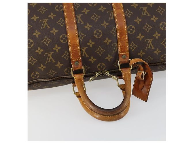 LOUIS VUITTON Borsa Boston Monogram Keepall 45 M41428 LV Auth 155372 Monogramma - vista 7
