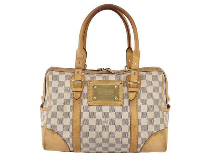 LOUIS VUITTON Borsa a Mano Damier Azur Berkeley N52001 LV Auth gh1418 - vista 13