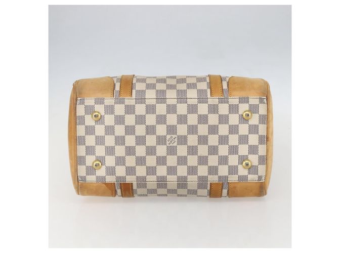 LOUIS VUITTON Borsa a Mano Damier Azur Berkeley N52001 LV Auth gh1418 - vista 5