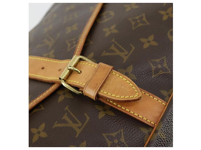 LOUIS VUITTON Borsa a Spalla Monogram Saumur 35 M42254 LV Auth 151754 Monogramma - vista 19