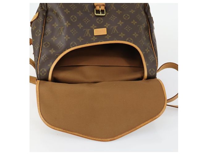 LOUIS VUITTON Borsa a Spalla Monogram Saumur 35 M42254 LV Auth 151754 Monogramma - vista 21