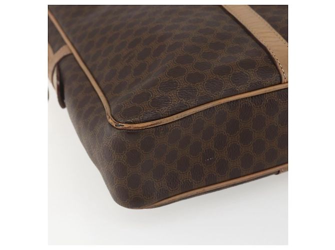 Céline Borsa da lavoro in tela Macadam CELINE in pelle PVC marrone e oro Auth mr1694 D'oro - vista 14