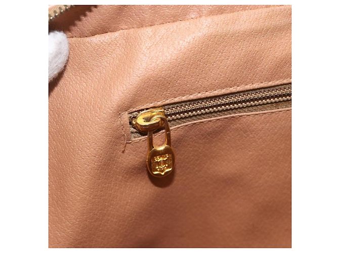 Céline Borsa da lavoro in tela Macadam CELINE in pelle PVC marrone e oro Auth mr1694 D'oro - vista 18