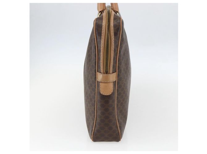 Céline Borsa da lavoro in tela Macadam CELINE in pelle PVC marrone e oro Auth mr1694 D'oro - vista 4