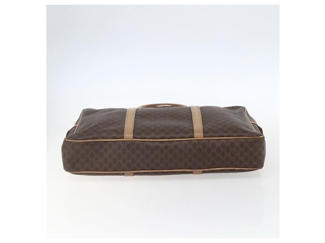 Céline Borsa da lavoro in tela Macadam CELINE in pelle PVC marrone e oro Auth mr1694 D'oro - vista 5